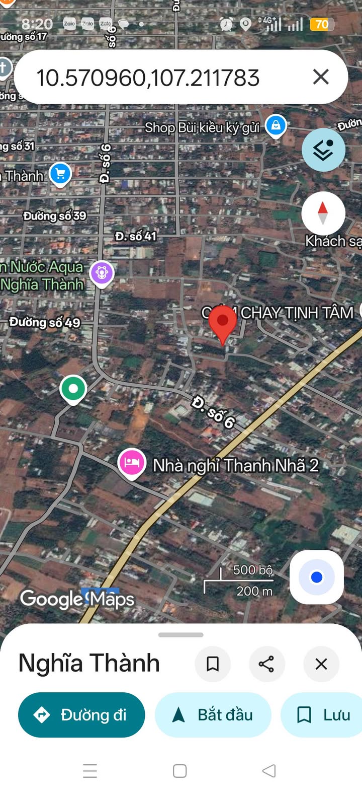 Đất nền Nghĩa Thành 130m² giá 780 triệu - Mặt tiền đường bê tông thuận lợi!