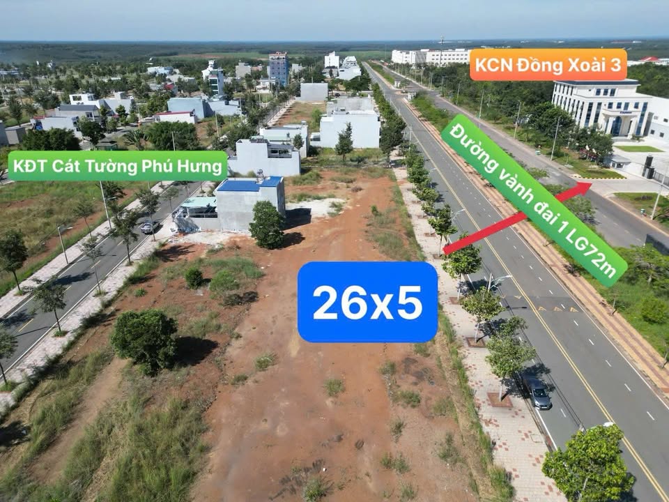 Lô đất 130m² khu đô thị Cát Tường Phú Hưng - Giá chỉ 1.3 tỷ, đầu tư sinh lời ngay!