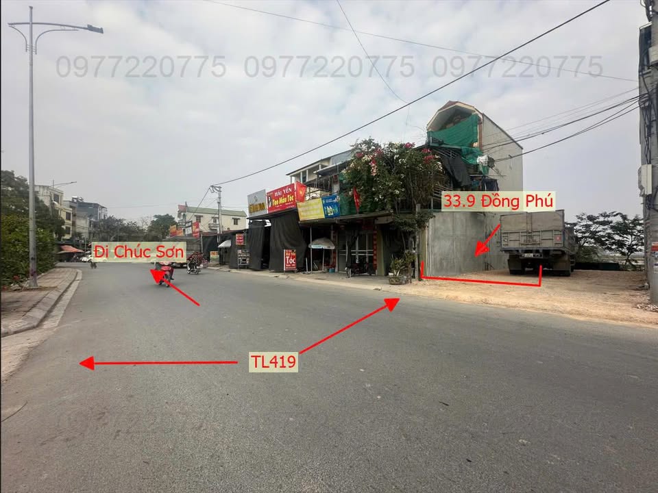 Đất nền Đồng Phú, Chương Mỹ 33.9m² giá 3 tỷ - Mặt tiền đường TL419 kinh doanh sầm uất!