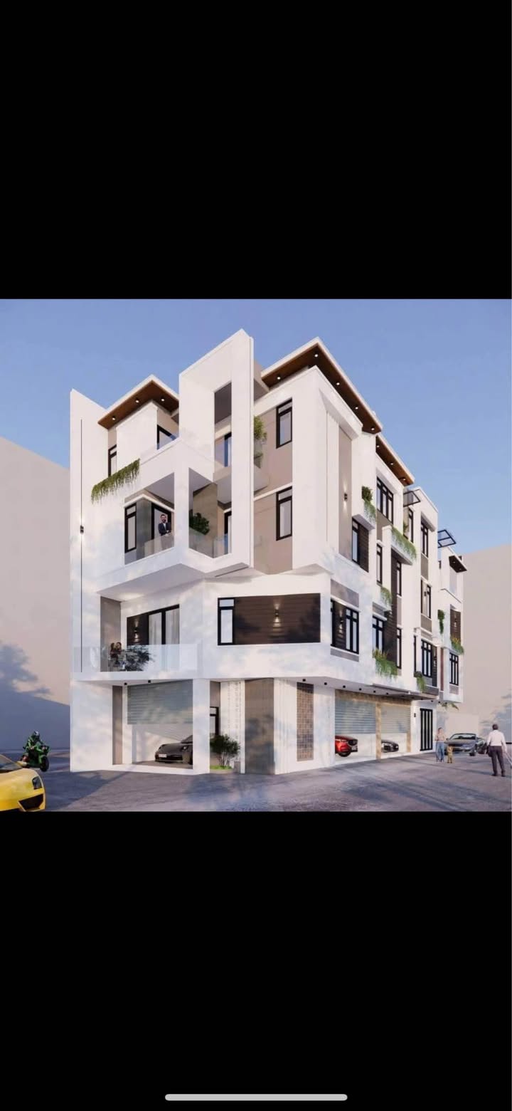 Nhà 4 tầng lô góc đường Lộc Vượng, Nam Định 54m² giá 3 tỷ - Ô tô đỗ cửa!