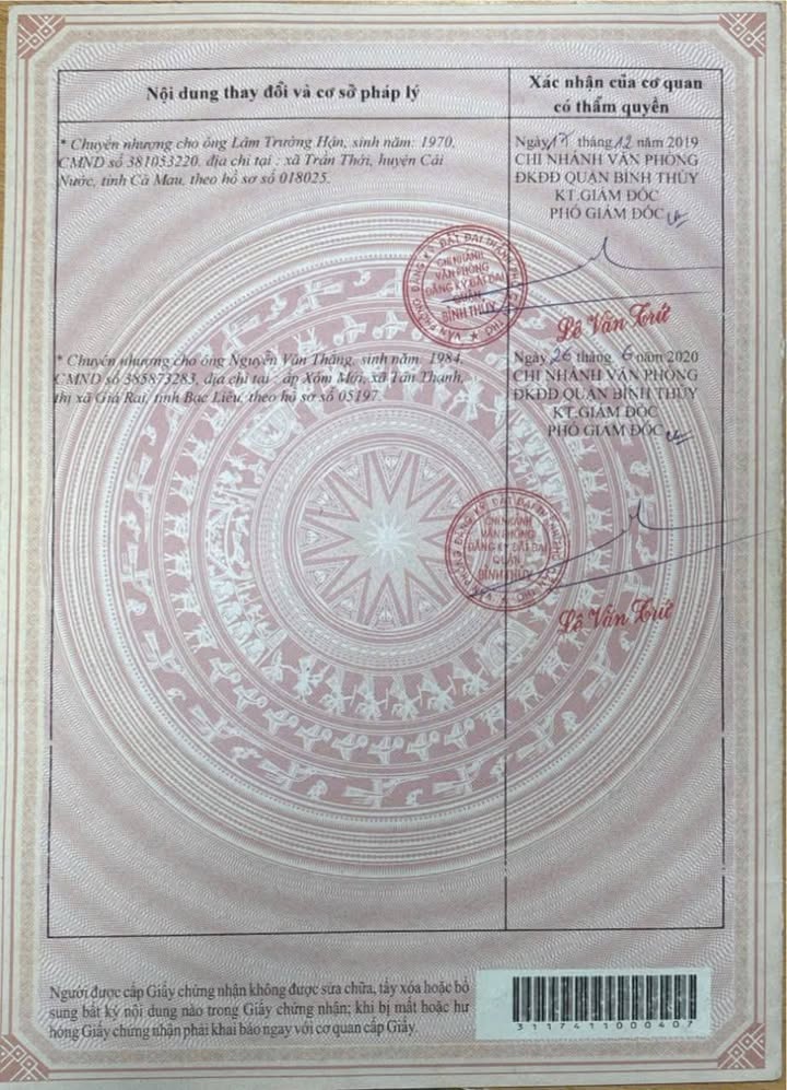 Đất nền Thới An Đông 250m² giá 950 triệu - Cơ hội đầu tư tốt!