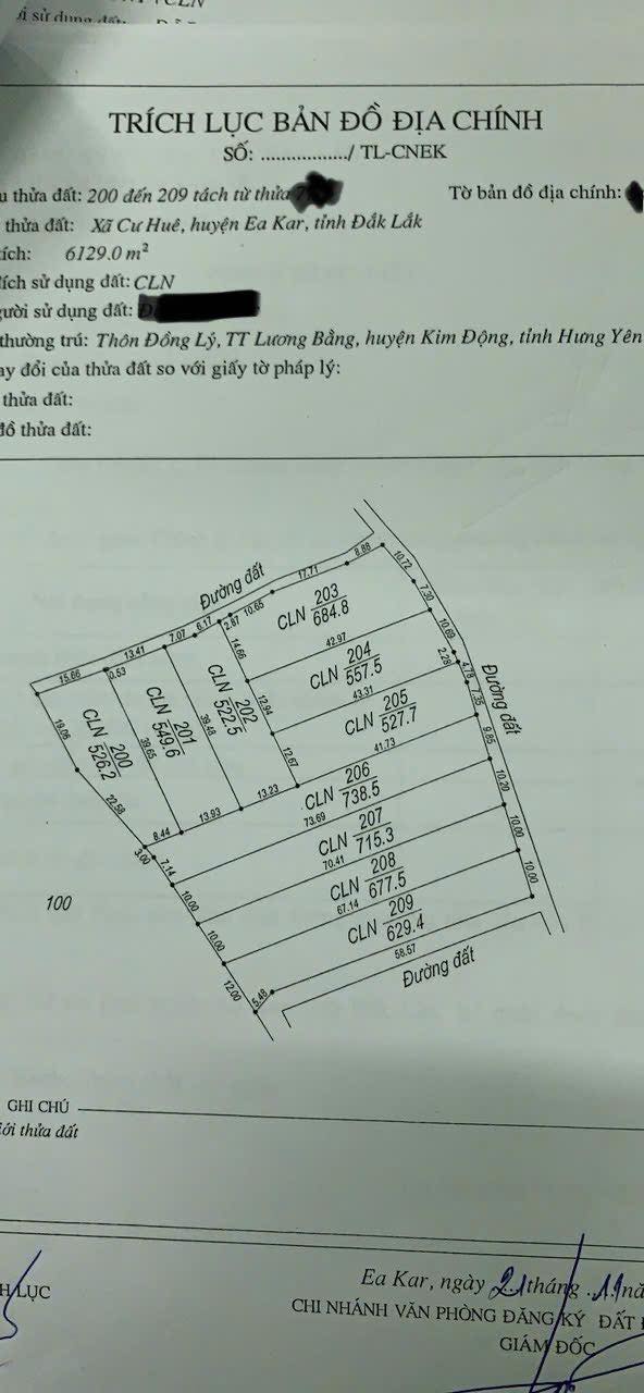 Đất nền Thôn Tứ Xuân, xã Ea Kar 430m² chỉ 2 tỷ - Sổ hồng đầy đủ!