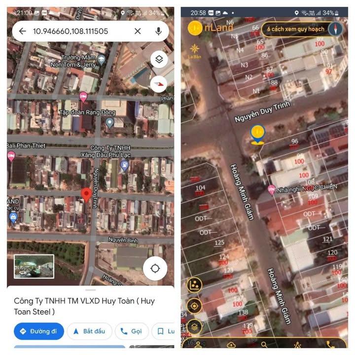 Đất thổ cư lô góc 107m² giá 6.5 tỷ - Vị trí đắc địa TP. Phan Thiết!