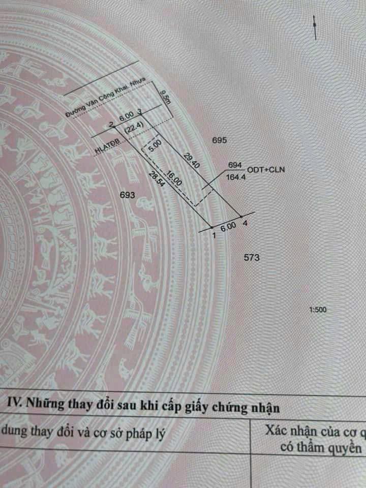 Bán đất mặt tiền đường Văn Công Khai, Dầu Tiếng 80m² - Đầu tư sinh lời ngay!