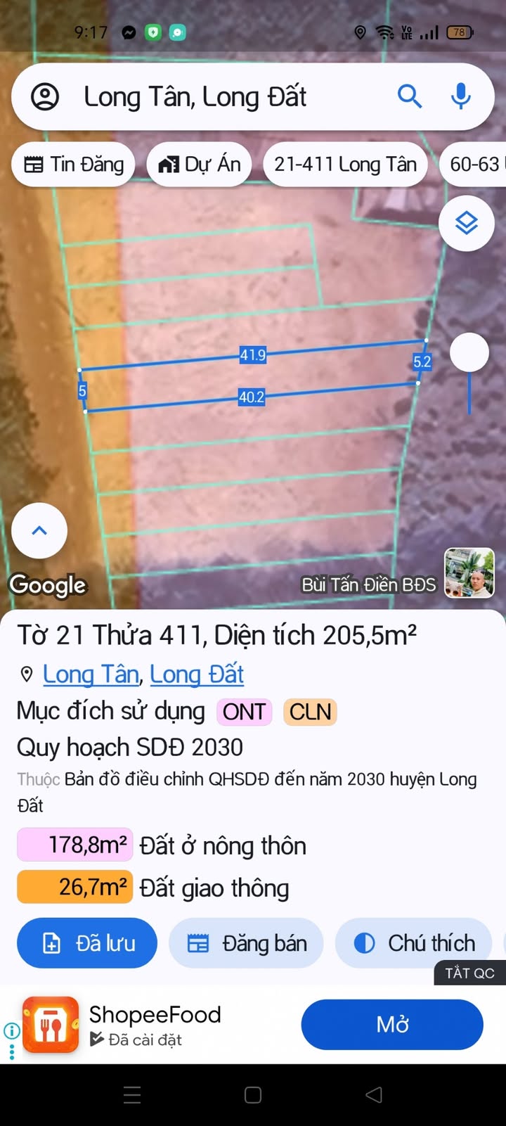Đất nền Long Tân 200m² giá 750 triệu - Sổ đỏ chính chủ