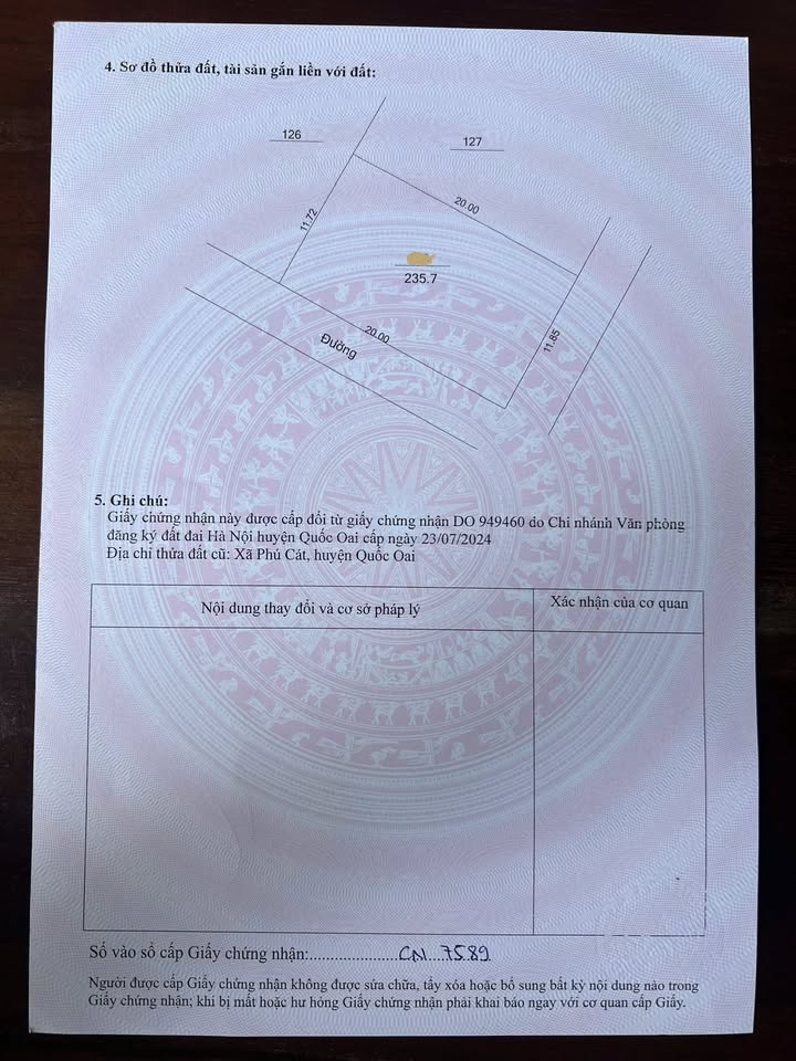 Đất góc 2 mặt thoáng Phú Cát 235m² - Vị trí đắc địa, giá hợp lý!