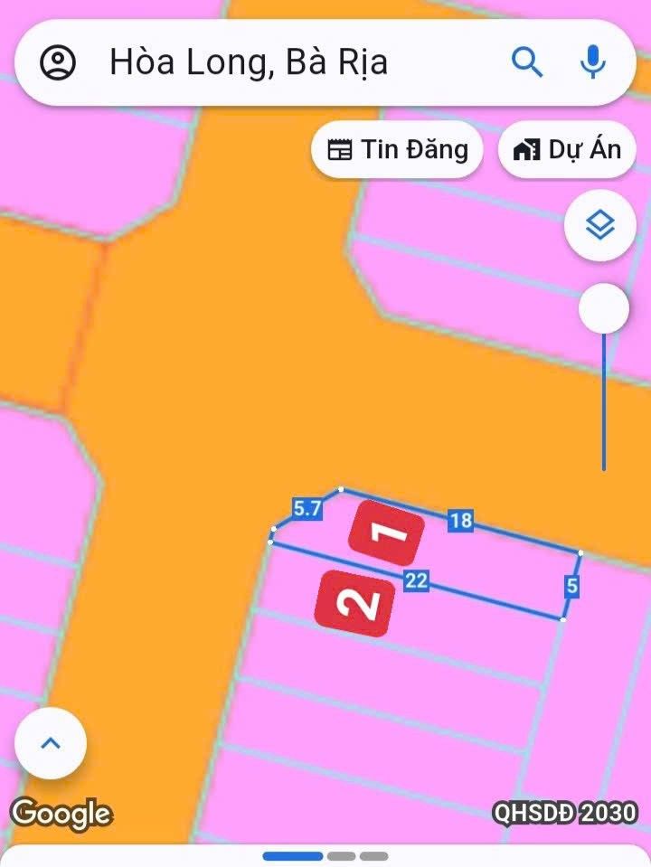 Đất nền Phường Tam Long Bà Rịa 212m² giá 2 tỷ - Cơ hội đầu tư hiếm có!