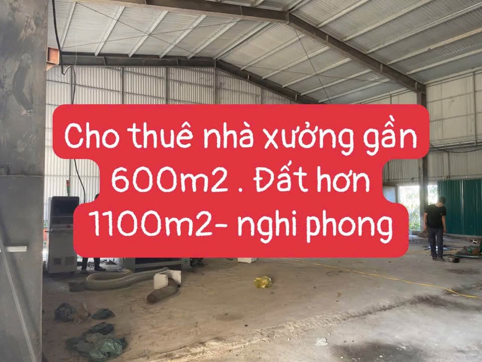 Nhà xưởng cho thuê dài hạn tại Nghi Phong, Vinh 600m² - Phù hợp nhiều ngành nghề!