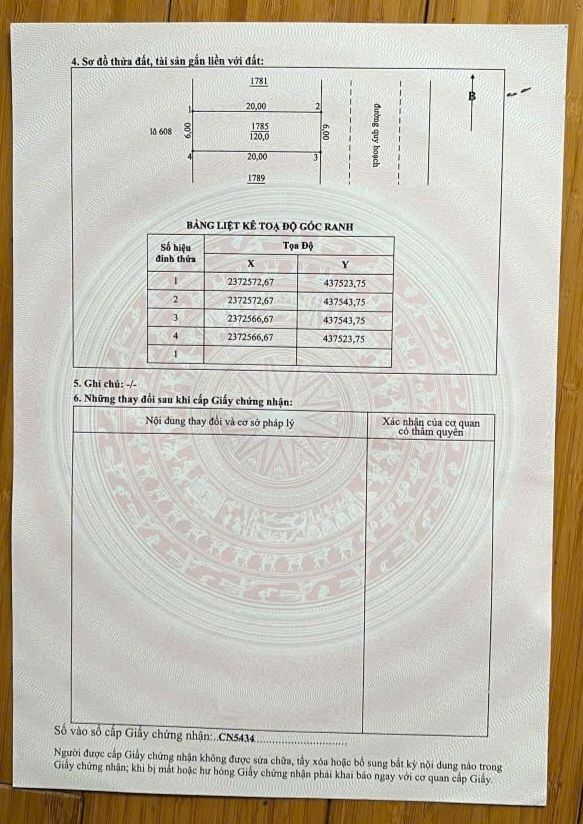 Đất thổ cư Hồng Tiến Phổ Yên 120m² giá 2.95 tỷ - Đầu tư sinh lời ngay!