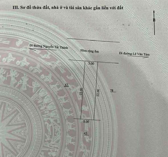 Đất thổ cư Hẻm 245 Nguyễn Tất Thành 110m² giá 2 tỷ - Cơ hội đầu tư tuyệt vời!