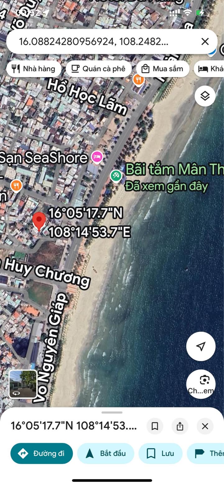 Đất nền Mân Thái Đà Nẵng 136m² giá 19 tỷ - Cách biển chỉ 60m!