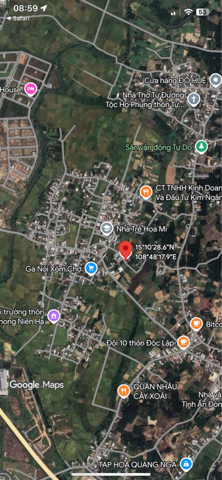 Đất nền Tịnh Phong Sơn Tịnh 120m² giá 550 triệu - Cơ hội đầu tư hấp dẫn!