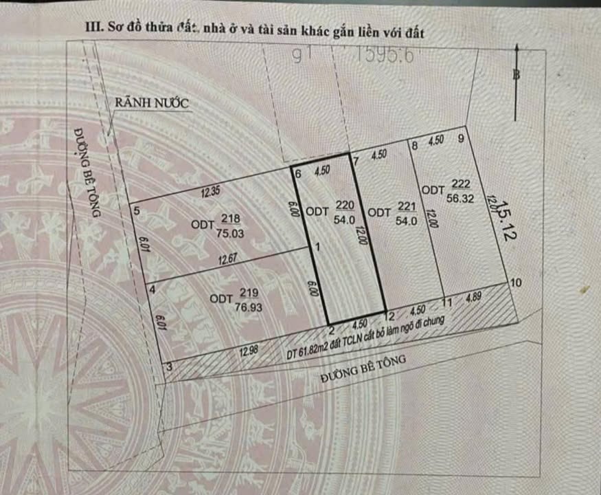 Đất nền Việt Hưng Hạ Long 54m² giá 1 tỷ - Ngõ ô tô tận cửa!