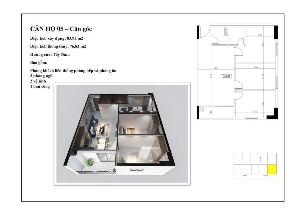 Căn hộ chung cư Huy Hùng Vinh 83m² giá 3.75 tỷ - Sẵn sàng vào ở ngay!