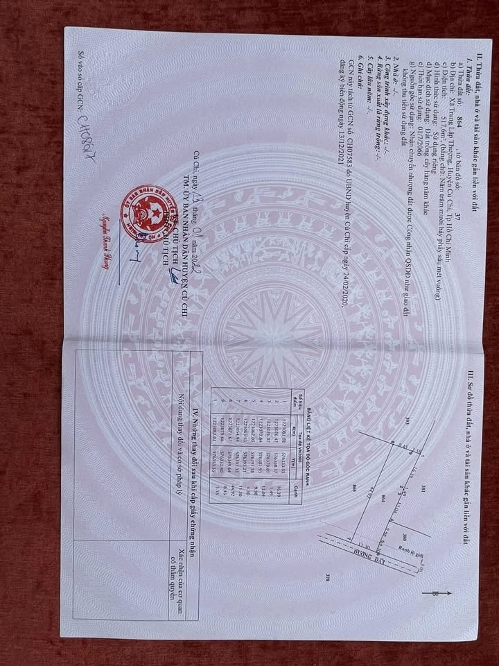 Đất liền kề 517m² tại Trung Lập Thượng, Củ Chi - Giá 1,2 tỷ, thương lượng ngay!