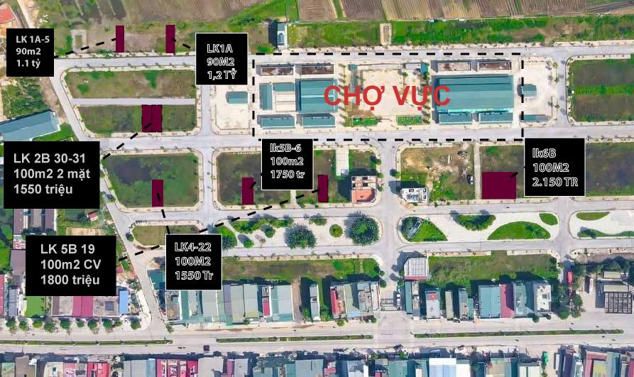 Đất nền dự án KTM Chợ Vực Lightland 90m² giá 1.1 tỷ - Đầu tư sinh lời ngay!