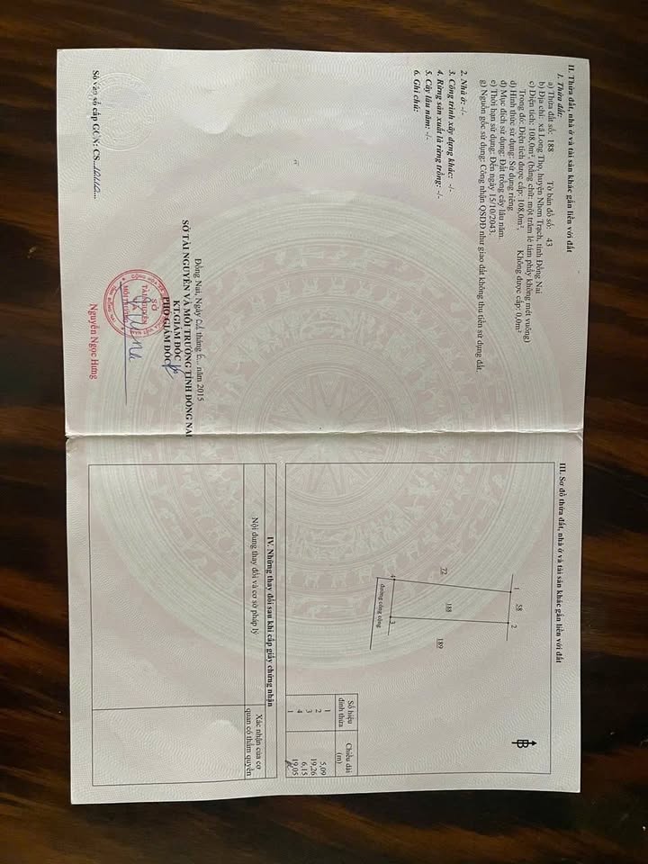 Đất thổ cư 120m² tại Ấp 4, Long Thọ - Giá chỉ từ 1.55 tỷ VND!