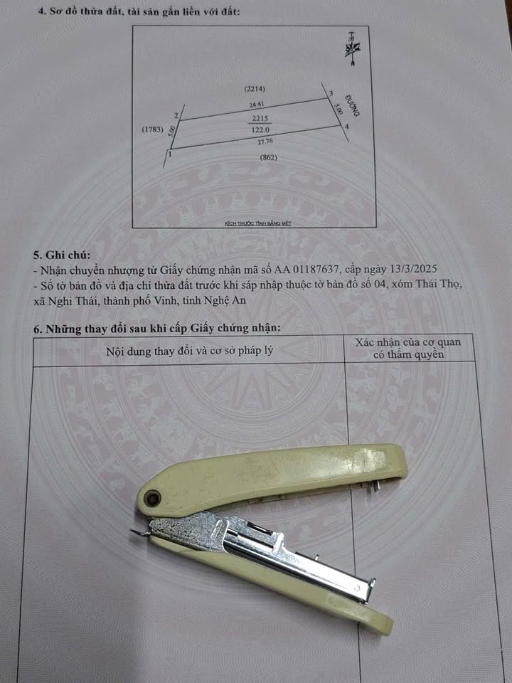 Đất nền Nghi Thái 122m² giá 2.1 tỷ - Đường nhựa rộng 6m