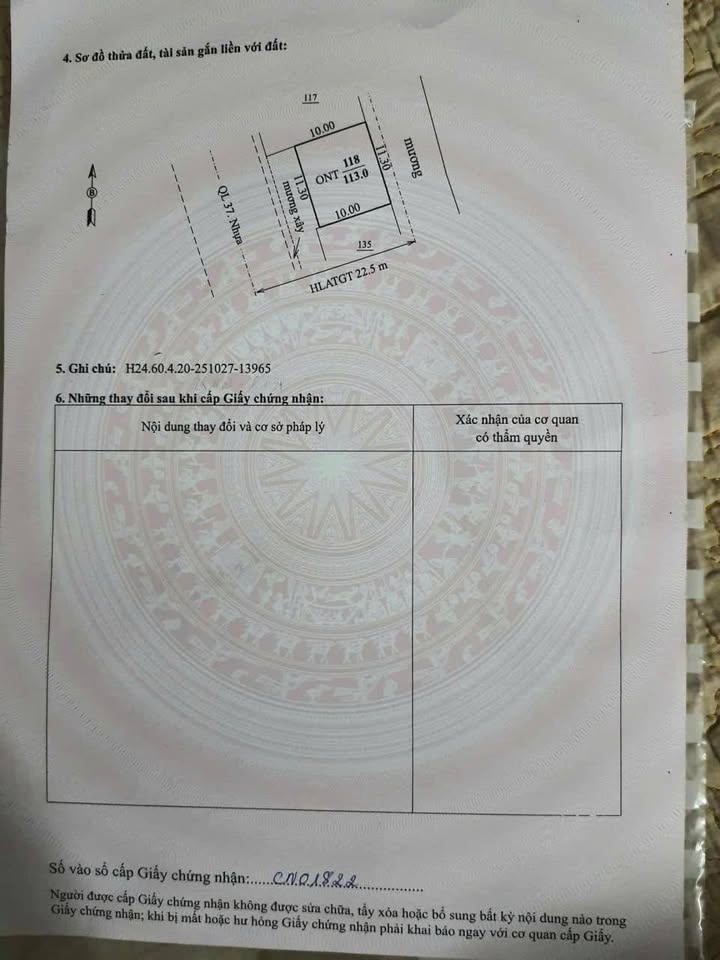 FrontHouse đường QL37 Hồng Hưng 113m² - Kinh doanh đắc địa, giá thỏa thuận!