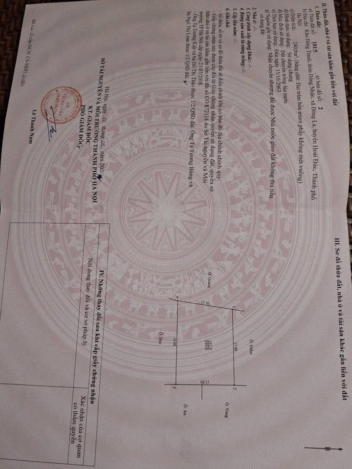 Bán xưởng 220m² tại Đông La, Hoài Đức - Mặt tiền 13,5m, giá chỉ 5,5 tỷ!