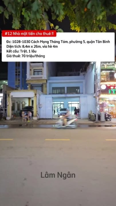 Nhà mặt tiền cho thuê tại quận Tân Bình - Diện tích 218m², giá 70 triệu/tháng