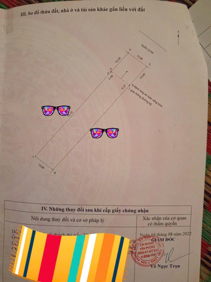 Đất mặt tiền Quốc lộ 54, thị trấn Tân Quới 1192m² giá 4.172 tỷ - Cơ hội đầu tư tuyệt vời!