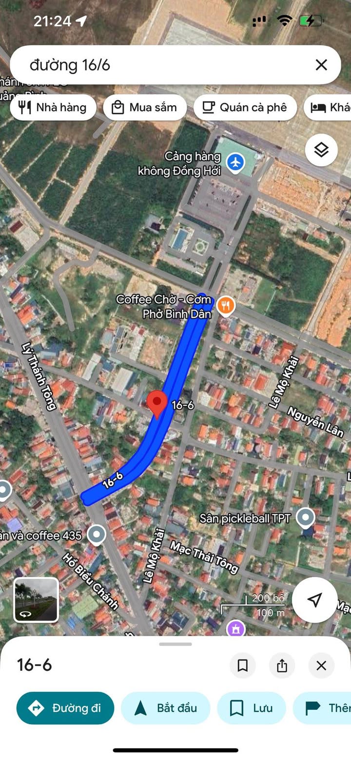 Mặt tiền kinh doanh đường 16/6, Đồng Hới 120m², giá 3.9 tỷ - Đầu tư sinh lời ngay!