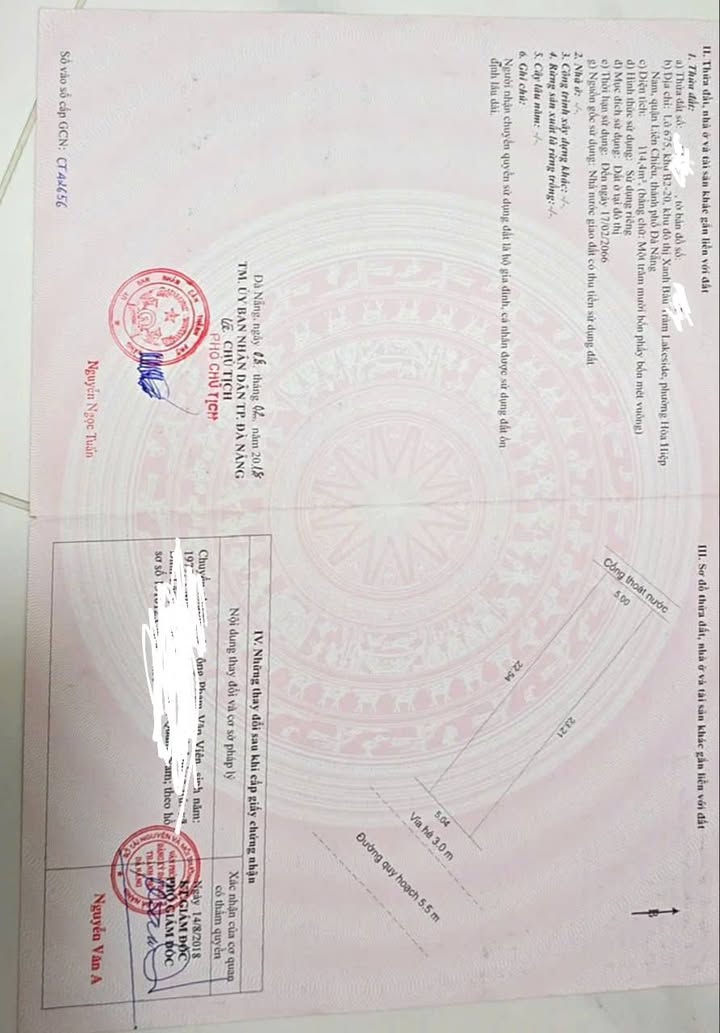 Đất mặt tiền đường Võ Tự, Đà Nẵng 114m² giá 3 tỷ - Cơ hội đầu tư sinh lời!