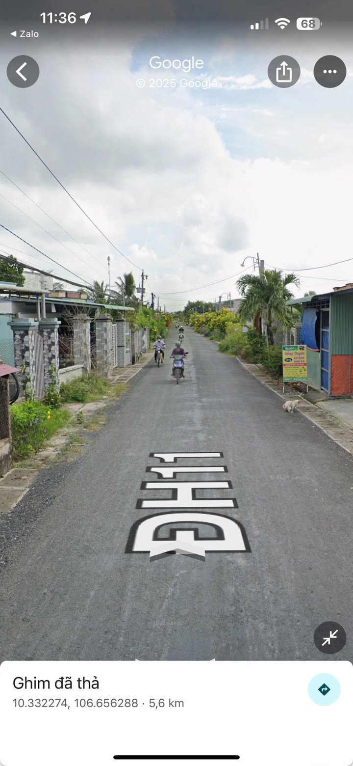 Đất thổ cư 560m² tại Bình Tân, Gò Công Tây - Mặt tiền đường nhựa ô tô, giá chỉ 1.95 tỷ!