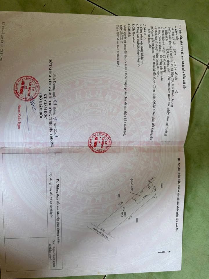 Đất thổ cư Thới Hoà 960m² giá 4.2 tỷ - Cơ hội đầu tư tuyệt vời!