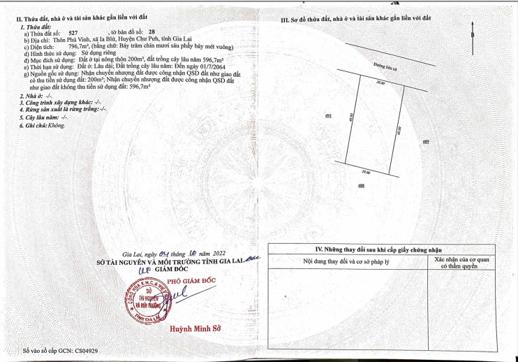 Đất nền 796,7m² xã Ia Blứ, huyện Chư Pưh - Giá chỉ 1 tỷ hấp dẫn!