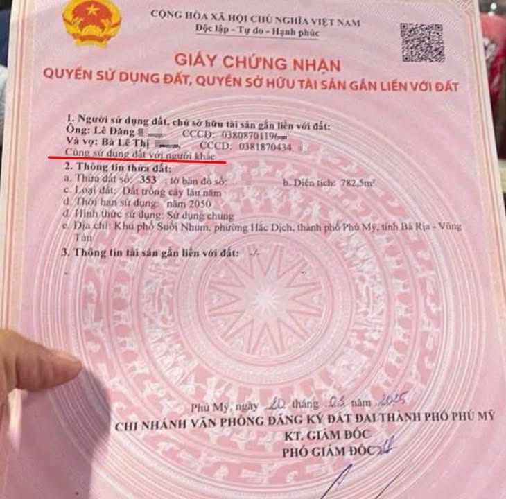 Đất nền Hắc Dịch, Phú Mỹ 100m² giá chỉ 200 triệu - Sổ đỏ chính chủ sẵn sàng giao dịch!