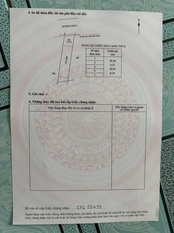 Lô đất mặt tiền đường nhựa 10m, Lộc An, Đất Đỏ, 172m² chỉ 920 triệu - Cơ hội đầu tư hấp dẫn!