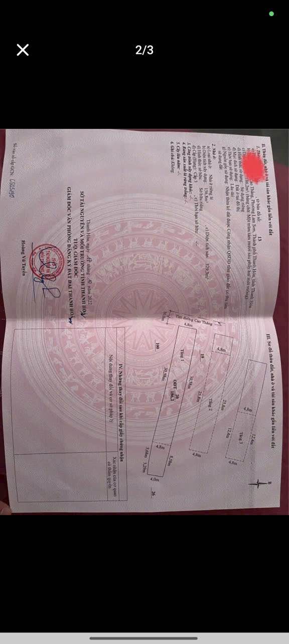 Nhà phố Cao Thắng 186m² giá 20 tỷ - Kinh doanh sầm uất tại trung tâm Thanh Hóa!