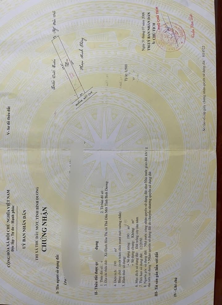 Đất nền mặt tiền đường DX64, Định Hòa, 185m² - Giá chỉ 2.1 tỷ VND, cơ hội đầu tư hấp dẫn!