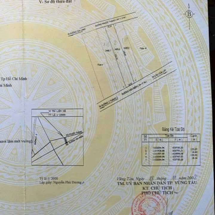 Đất Mặt Tiền Đường Ven Biển Phước Thắng Vũng Tàu 1900m² giá 20 tỷ - Cơ hội đầu tư lý tưởng!