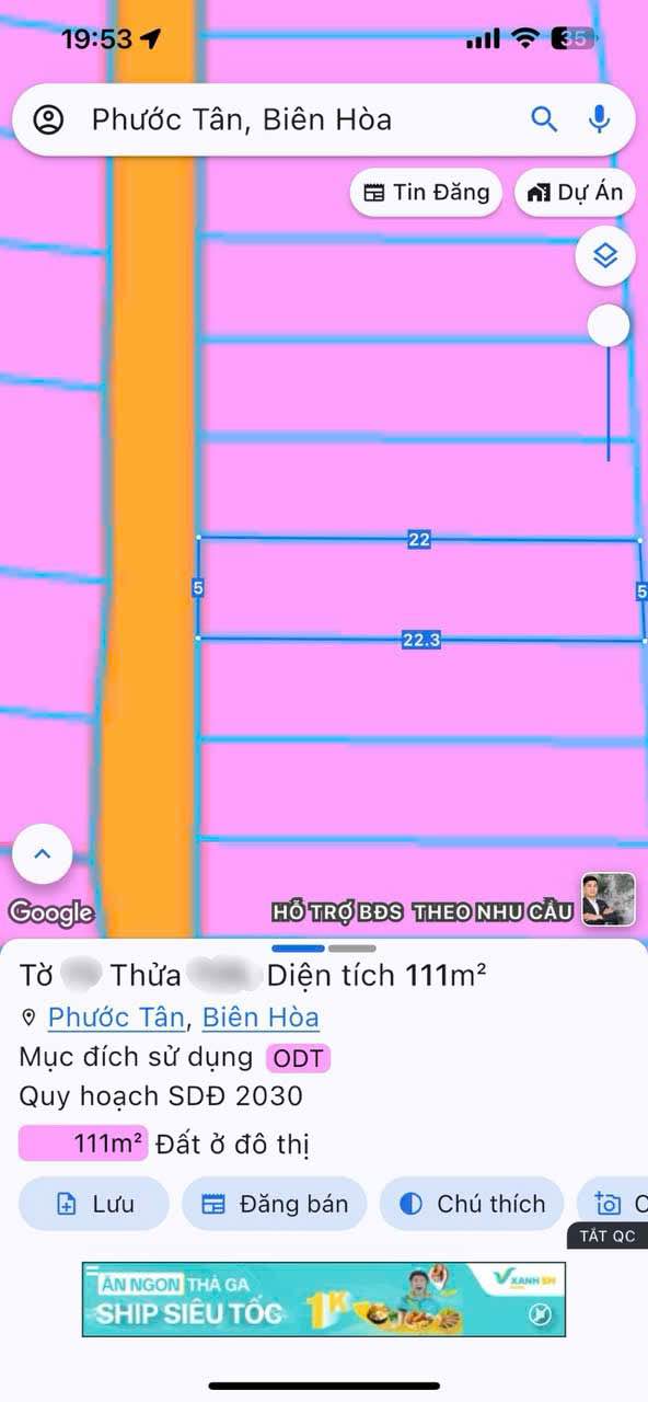 Đất nền đường Quốc lộ 51, Phước Tân, Biên Hòa 110m² giá 2 tỷ - Sổ đỏ chính chủ!