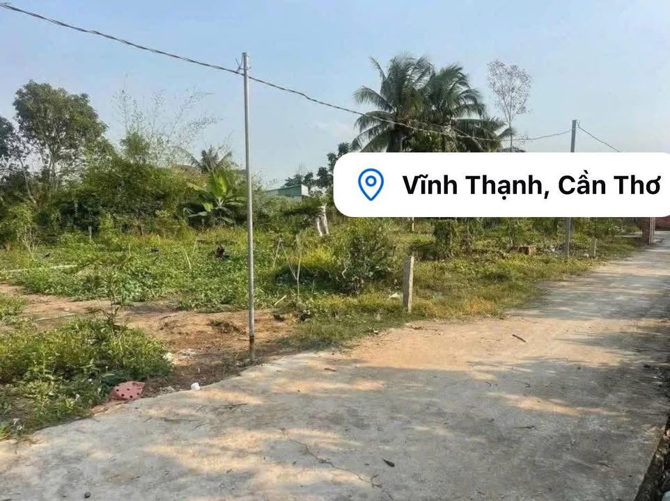 Đất nền Thạnh Mỹ, Vĩnh Thạnh, Cần Thơ 80m² giá 160 triệu - Đầu tư sinh lời ngay!