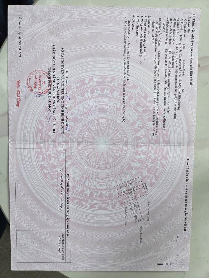 Đất mặt tiền đường DX69, phường Định Hòa, 115m² - Cơ hội đầu tư tuyệt vời!