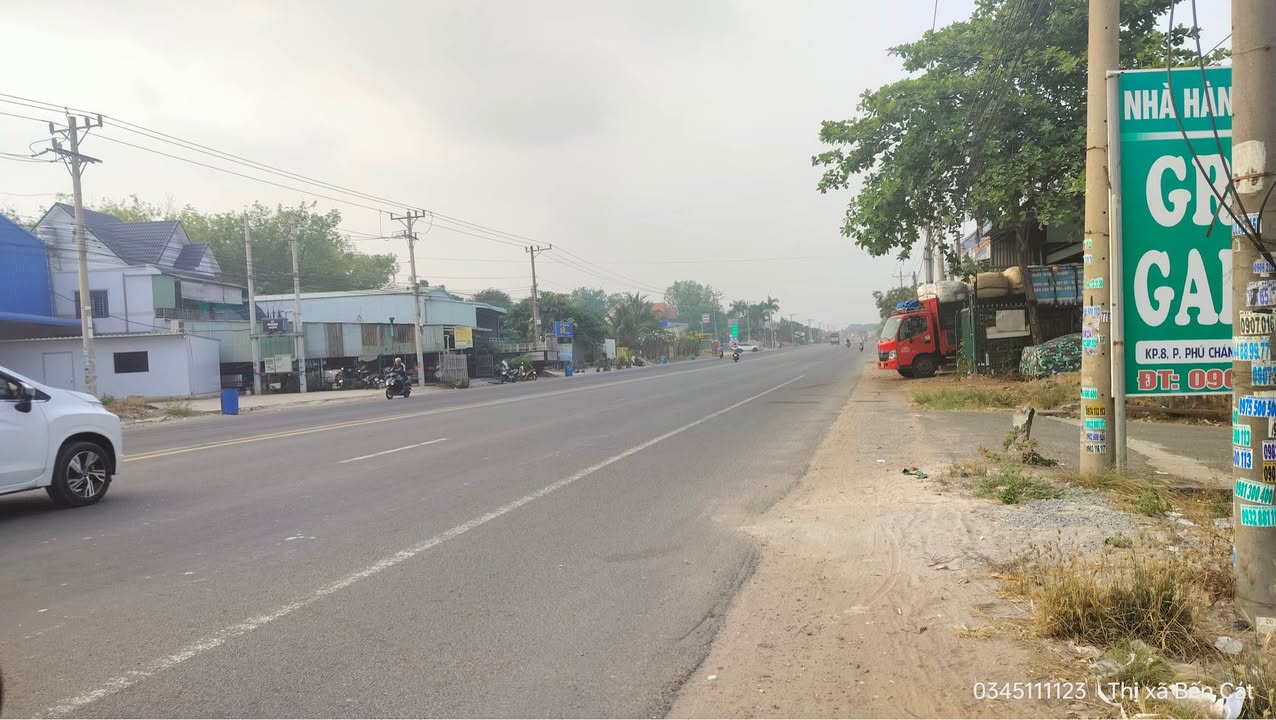 Đất nền mặt tiền Quốc lộ 14, phường Hòa Lợi, 1100m² - Cơ hội đầu tư tuyệt vời!