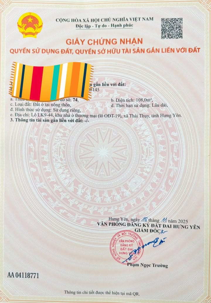 Đất nền Riverside Diêm Điền Thái Thụy 108m² giá chỉ 2.16 tỷ - Ưu đãi đầu tư hấp dẫn!