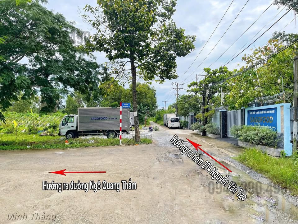 Đất nền đường Ngô Quang Thắm, Nhà Bè 1050m² giá 10.5 tỷ - Cơ hội đầu tư hiếm có!