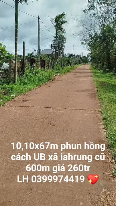 Đất nền xã Ia Hrung 676m² giá 260 triệu - Cơ hội đầu tư tuyệt vời!