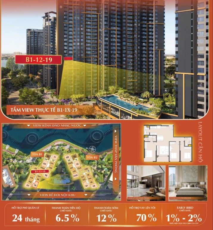 Căn hộ 3PN The Global City Thủ Đức 108.7m² giá 12 tỷ - Không gian sống lý tưởng cho gia đình!