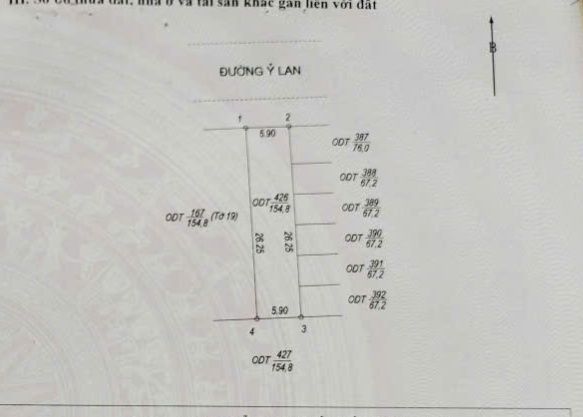 Đất nền mặt tiền đường Ỷ Lan, Bình Khánh, An Giang - Diện tích 154.8m², giá 19.5 triệu/m² - Đầu tư sinh lời!
