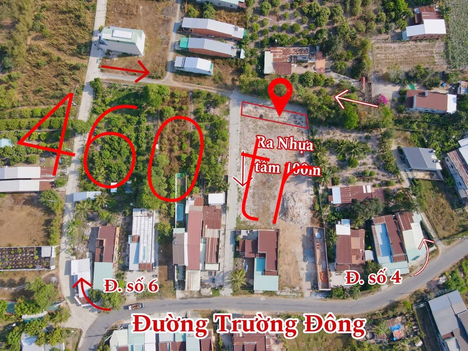 Đất thổ cư 165m² 2 mặt tiền Phường Long Hoa giá 460 triệu - Cơ hội đầu tư hấp dẫn!