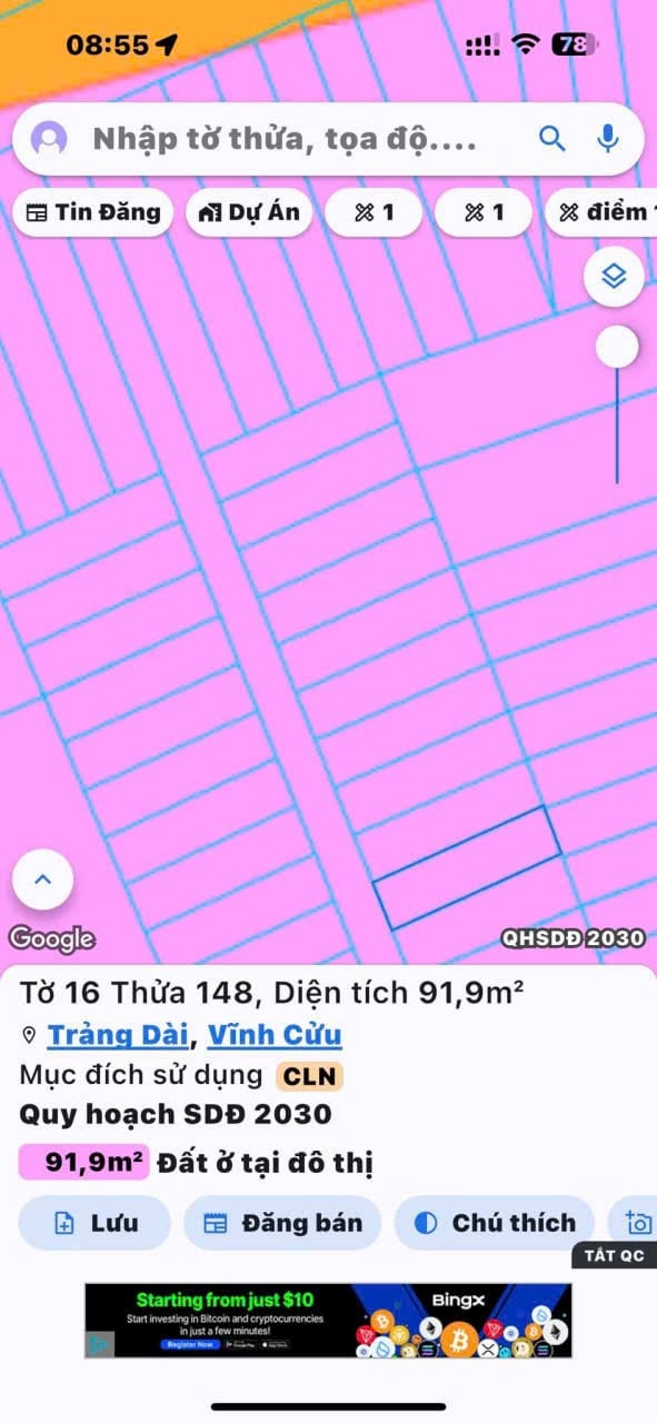 Đất nền Trảng Dài Biên Hòa 768m² chỉ 1.35 tỷ - Sổ đỏ chính chủ!