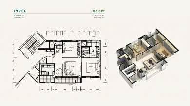 Căn hộ 2PN tại Splendora 109m² giá 8 tỷ - Sổ đỏ trao tay, nội thất cao cấp!