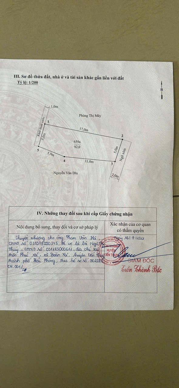 Đất nền Đoàn Xá, Kiến Thụy 92m² giá 1.3 tỷ - Tiềm năng phát triển mạnh mẽ!