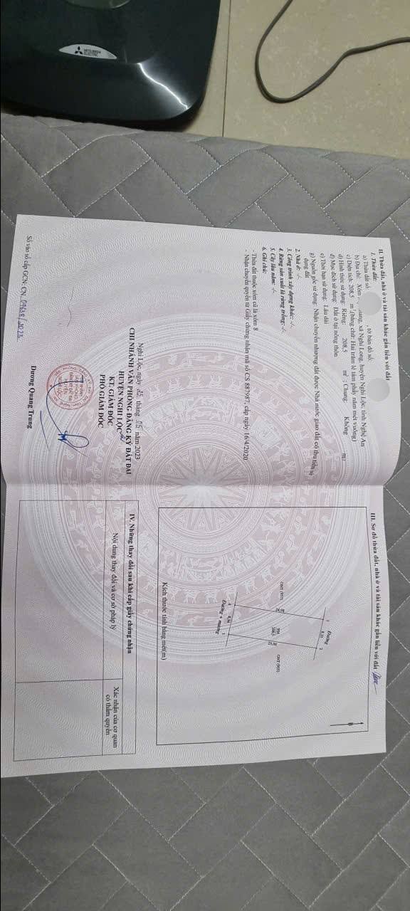 Đất nền Nghi Long 208m² giá 12,x triệu/m² - Cơ hội đầu tư vàng!